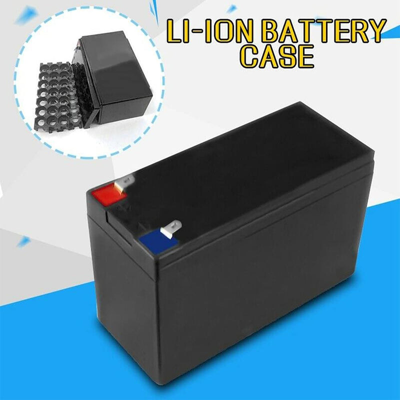  [AUSTRALIA] - Li-Ion Battery Storage Box -18650 Holder for Uninterrupted Power Supply UPS DIY Battery Special Plastic DIY kit (Black) BLACK