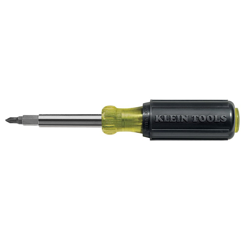  [AUSTRALIA] - Klein Tools 32477 Multi-Bit Screwdriver / Nut Driver 10-in-1 Multi Tool, Industrial Strength Bits, Phillips, Slotted, Square and Torx Bits