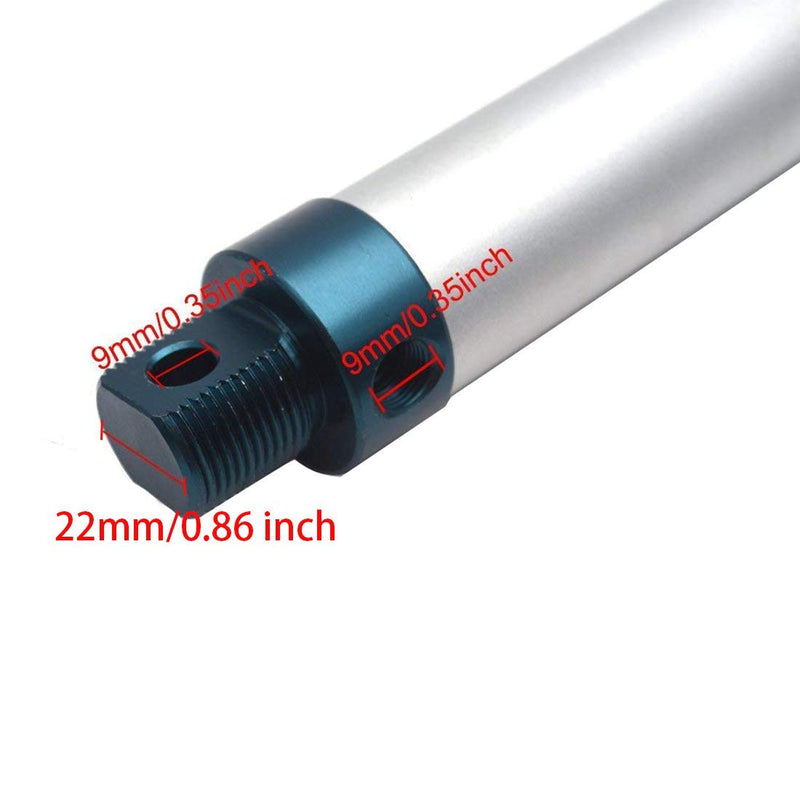 Sydien 20mm Bore 300mm Stroke Dual Acting Pneumatic Air Cylinder with Y Connector and 4Pcs Pneumatic Quick Fitting MAL20*300 - LeoForward Australia