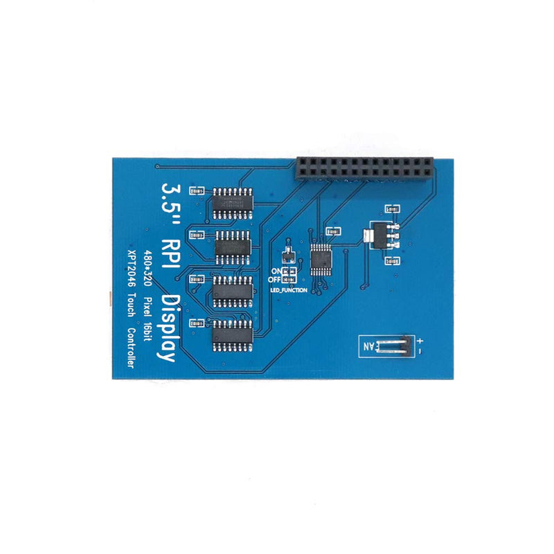  [AUSTRALIA] - Treedix 3.5 inch TFT Touch Screen Module 320x480 Resolution LCD Display Compatible with Raspberry Pi 4B/3B/3B+ with Touch Pen ABS Case and Cooling Fan Compatible with Raspberry Pi 4B