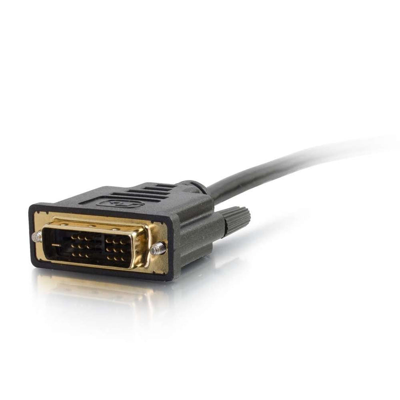  [AUSTRALIA] - C2G DVI to HDMI Cable, HDMI Adapter, DVI-D Male to HDMI Male, 1080p, Gold Plated for PS4 & PS3, 1.6 Feet (0.5 Meters), Black, Cables to Go 42513 .5 meter