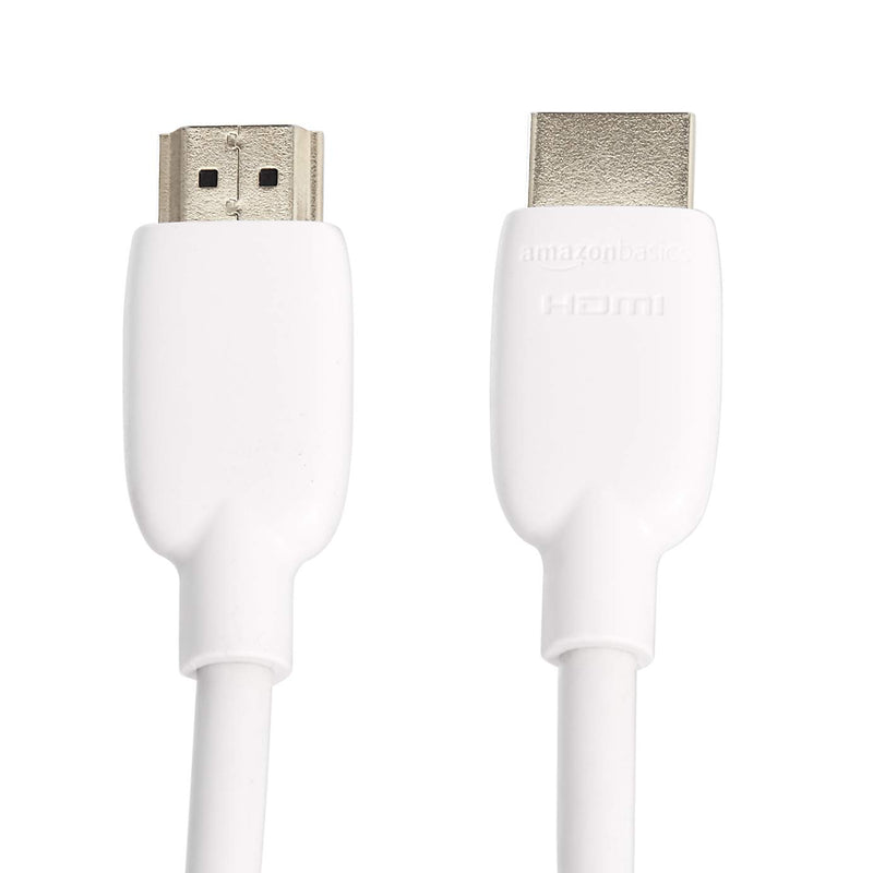 Amazon Basics High-Speed HDMI Cable (48Gbps, 8K/60Hz ) - 3 Feet, White - LeoForward Australia