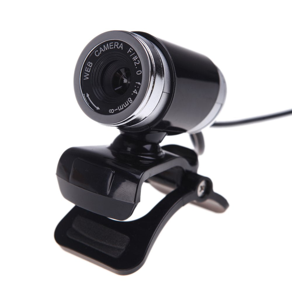  [AUSTRALIA] - Docooler USB 2.0 12 Megapixel HD Camera Web Cam with MIC Clip-on 360 Degree Black