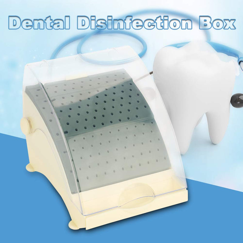  [AUSTRALIA] - 142 Holes Dental Bur Holder Case Disinfectant Box Autoclave Sterilizer Case with Pull-Out Drawer for Holding Dental Burs