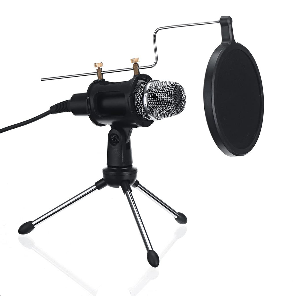  [AUSTRALIA] - USB Microphone for Computer, Microphone for PC, Podcast Microphone, Microphone for Laptop MAC or Windows Cardioid Studio Recording Vocals, Voice Overs,Streaming Broadcast and YouTube Videos USB Microphone,AK-1