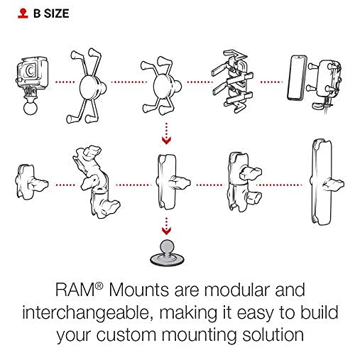  [AUSTRALIA] - RAM Mounts RAP-B-378U Flex Adhesive Ball Base with B Size 1" Ball Standard Packaging