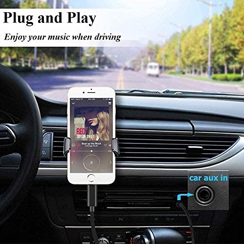 Aux Cord for iPhone, Apple MFi Certified Veetone Lightning to 3.5mm Aux Stereo Audio Cable for Car Compatible with iPhone 12 11 Xs XR X 8 8 Plus 7 7 Plus for Car Stereo Speaker Headphone 3.3Ft Black 1 - LeoForward Australia