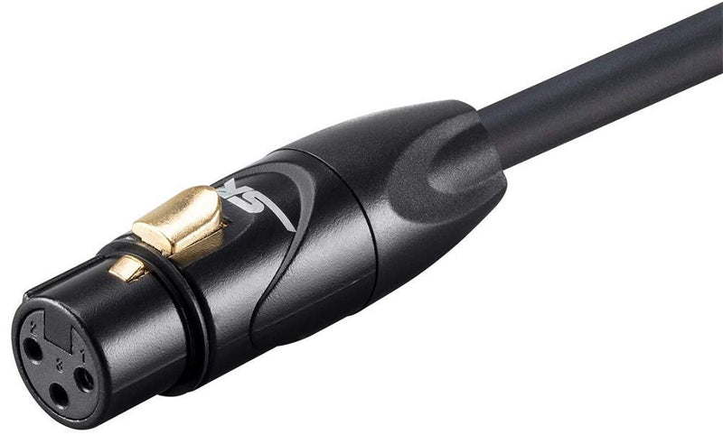  [AUSTRALIA] - Monoprice 3ft Stage Right XLR Female to 1/4inch TRS Male 16AWG Cable (Gold Plated)