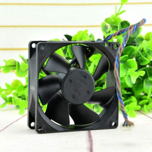  [AUSTRALIA] - CAQL New Case Cooling Fan for HP XW8400 XW6400 Workstations, 417813-001 406016-001 409629-001 406011-001 406015-001 NMB 3110RL-04W-B86, 4-Pin 12V 0.65A 80x80x25mm