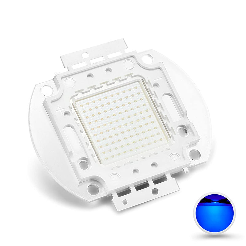  [AUSTRALIA] - CHANZON High Performance LED Chip 100W Blue (3000mA/DC 30V - 34V/100W) Super Bright Intensity SMD COB Light Emitter Components Diode 100W Bulb Lamp Beads DIY Lighting