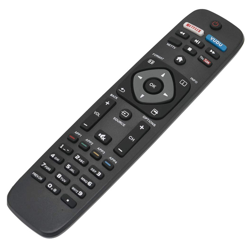 NH500UP Replace Remote fit for Philips TV 50PFL5601/F7 65PFL5602/F7 55PFL5602/F7 50PFL5602/F7 43PFL5602/F7 32PFL4902/F7 40PFL4901/F7 43PFL4901/F7 50PFL4901/F7 43PFL4902/F7 65PFL6902/F7 55PFL6902/F7 - LeoForward Australia