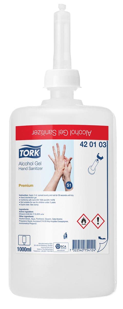  [AUSTRALIA] - TORK 420103 disinfectant gel 1l