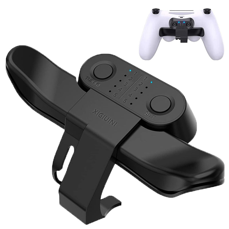  [AUSTRALIA] - XIGIUINI Paddles for PS4 Controller, Back Button Attachment for PS4, Controller Paddles for ps4, TURBO Function/Memory Function/Plug And Play, PS4 controller accessories