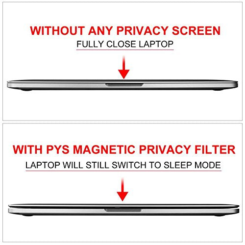 [AUSTRALIA] - MacBook pro Privacy Screen 13 inch, Webcam Cover Slider - PYS Magnetic Privacy Screen Compatible with MacBook Pro 13.3 inch(Late 2016-2021,M1 Including Touch Bar Models)-[Easy On]