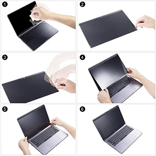  [AUSTRALIA] - PYS MacBook Pro 15 Privacy Screen,Laptop Webcam Cover- Privacy Screen Protector Compatible MacBook pro 15.4 inch (Late 2016-2019 Including Touch Bar) Anti-Spy Filter fit Privacy for MacBook