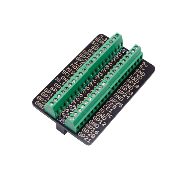  [AUSTRALIA] - Treedix RPi GPIO Terminal Block Breakout Board Module Expansion Board Compatible with Raspberry Pi 4B/3B+/3B/2B/Zero/Zero W