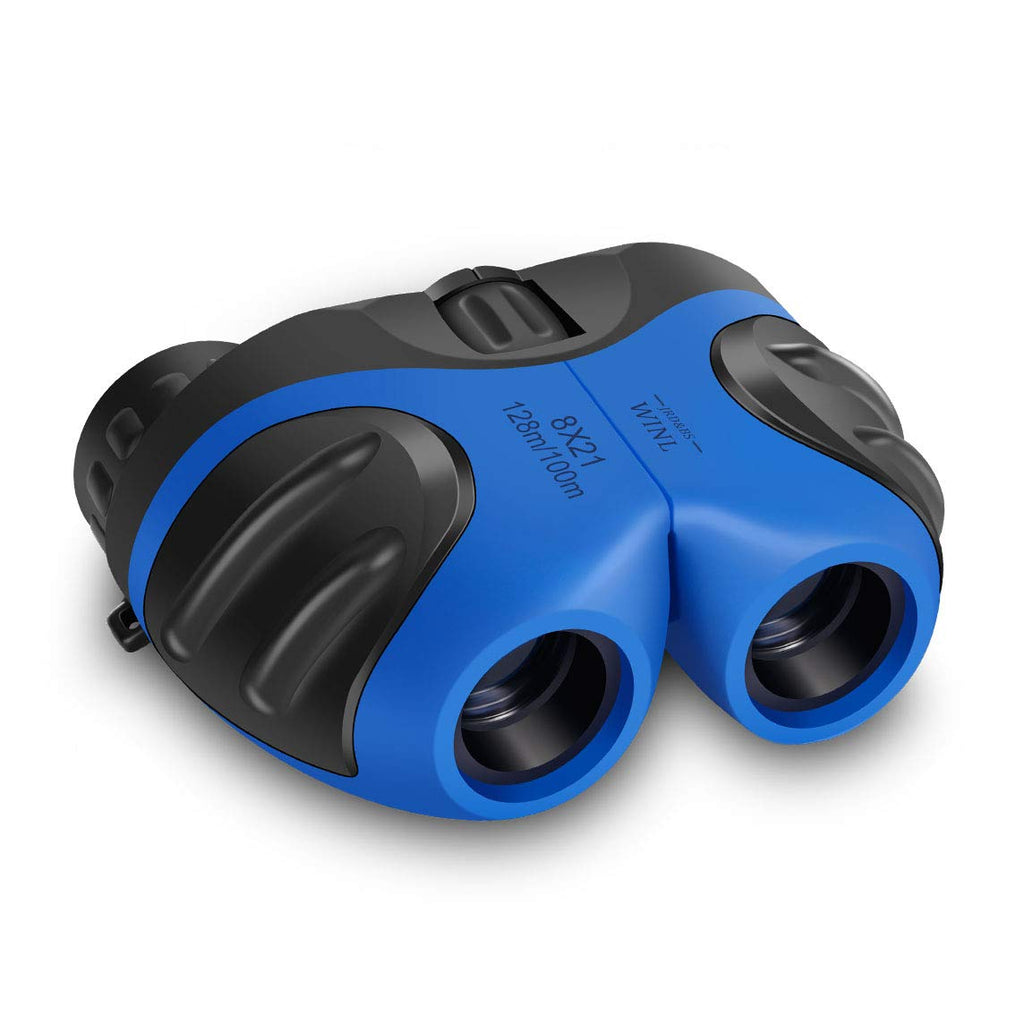  [AUSTRALIA] - Binocular for Kids,Mom&myaboys Compact Waterproof Binocular Teen Boy Birthday Presents Gifts Boys Toys 3-12,Toys Gifts for 8 Year Old Boys(Blue) blue