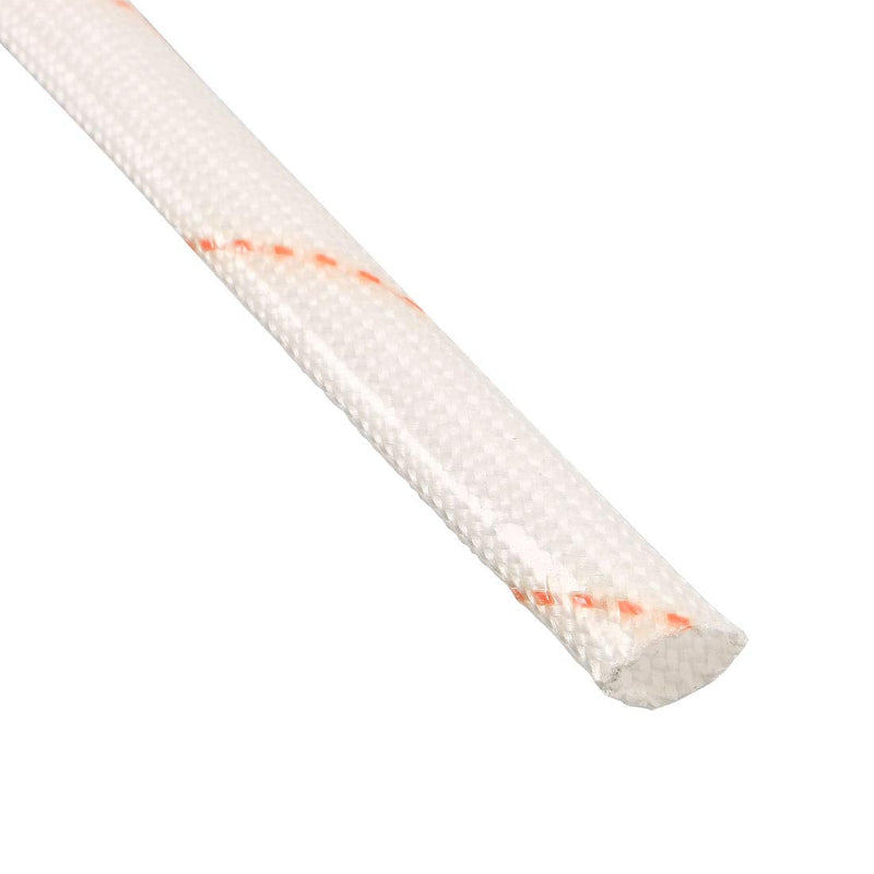  [AUSTRALIA] - uxcell Insulation Braided Sleeve, 3.3Ft-5mm Polyethylene Resin Fiberglass Sleeve 10Pcs