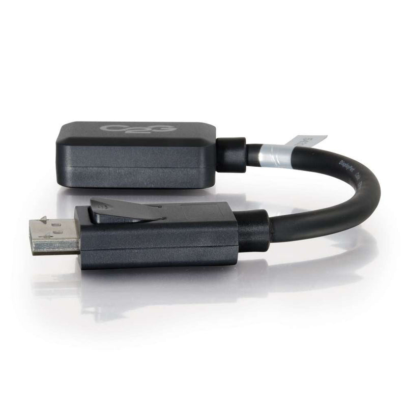  [AUSTRALIA] - C2G Display Port Cable, Display Port to HDMI, Male to Female, Black, 8 inches, Cables to Go 54322 0.7 Feet DisplayPort To HDMI