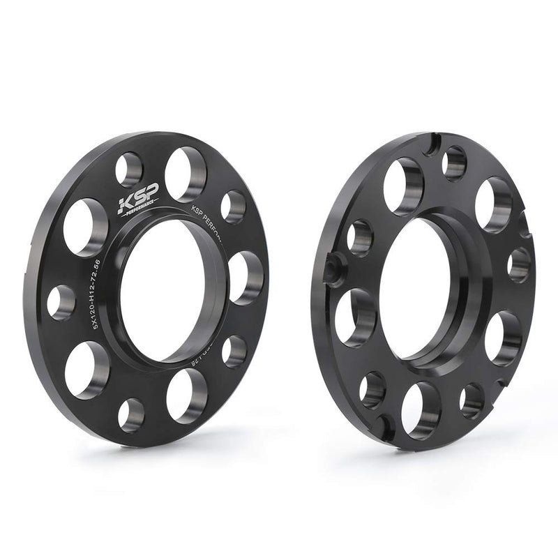  [AUSTRALIA] - KSP 5X120mm Wheel Spacers for BMW, 2PCS 12mm Hubcentric Forged Tuning Spacer for BMW E36 E46 E90 E92 E60 318i 323i 325i 328i 330i 335i 525i 545i Thread Pitch M12x1.5 Hub Bore 72.56mm 12mm wheel spacers for BMW
