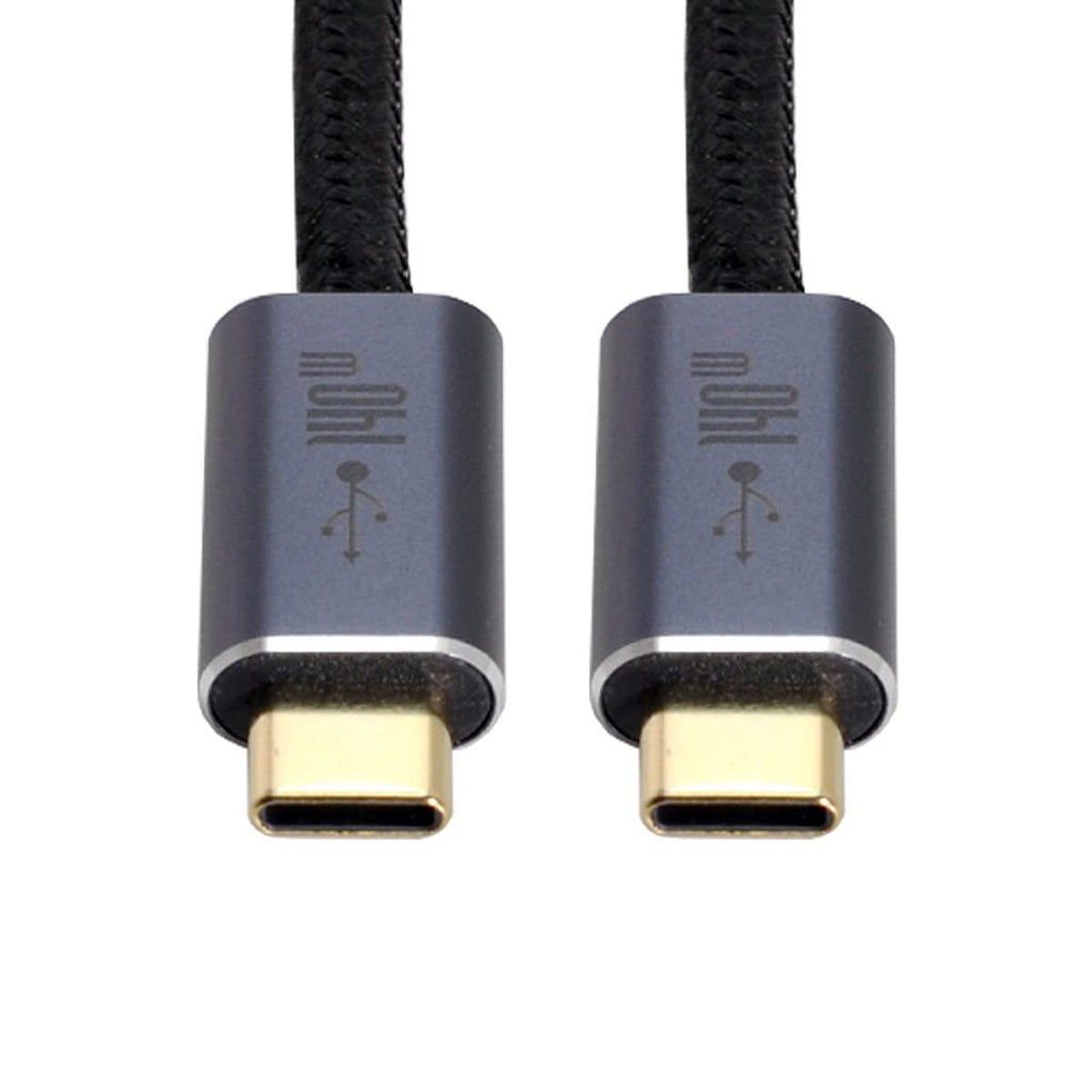  [AUSTRALIA] - Cablecc 140W/100W Type-C USB-C Male to Male USB 2.0 Version Data Cable Support E-Marker for Laptop & Phone 1M