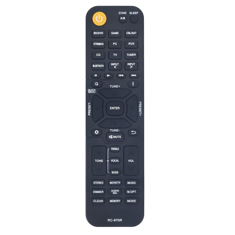 RC-970R Remote Control Replacement - WINFLIKE RC970R Replaced Remote Control fit for Onkyo AV Receiver Home Theater TX-SR393 TX-SR494 HT-R398 HT-S3910 HTR398 HTS3910 TXSR393 TXSR494 Remote Controller - LeoForward Australia