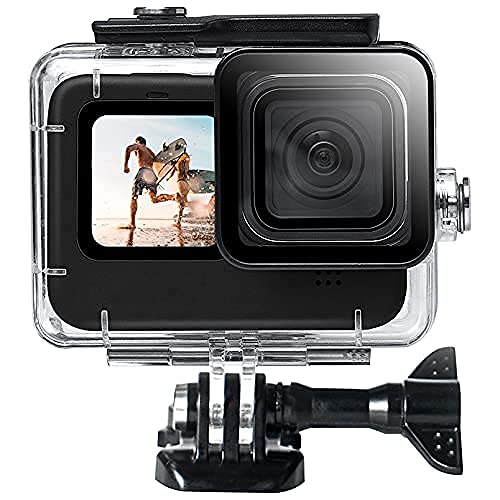  [AUSTRALIA] - FitStill 60M Waterproof Case for GoPro Hero 10 Black/Hero 9 Black, Protective Underwater Dive Housing Shell with Bracket Accessories for Go Pro Hero10 Hero9 Action Camera