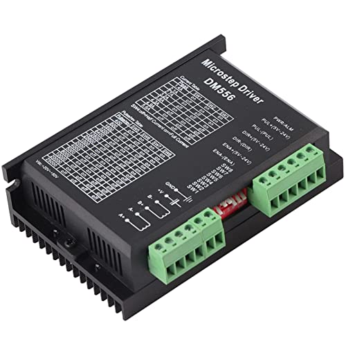  [AUSTRALIA] - 2 Phase Stepper Motor Driver Low Noise 8 Levels Adjustable 42/57 Stepper Motor Driver (DM556)