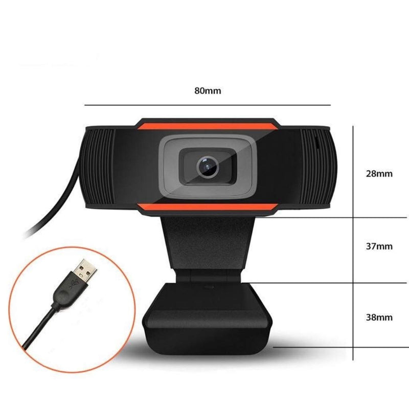  [AUSTRALIA] - 1080P HD Webcam with Microphone, Webcam for Conferencing, Laptop or Desktop Webcam, USB Computer Camera for Mac, Free-Driver Installation 2 Million Pixels