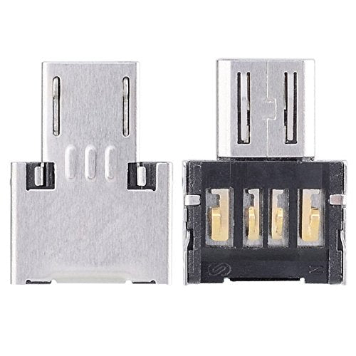  [AUSTRALIA] - CHENYANG Ultra Mini DM Micro USB 5pin OTG Adapter Connector for Cell Phone Tablet & USB Cable & Flash Disk - 5pcs OTG*5set