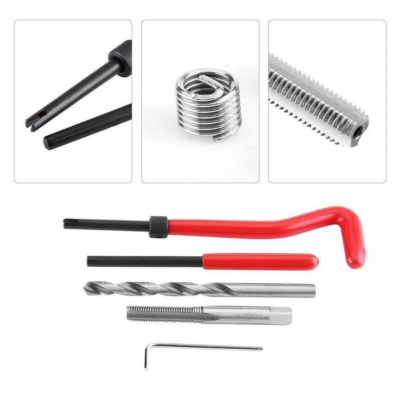  [AUSTRALIA] - JoyTube 35 Pcs Thread Repair Kit, Stainless M8 x1.25mm Thread Repair Insert Kit Compatible Hand Tool Set for Auto Repairing