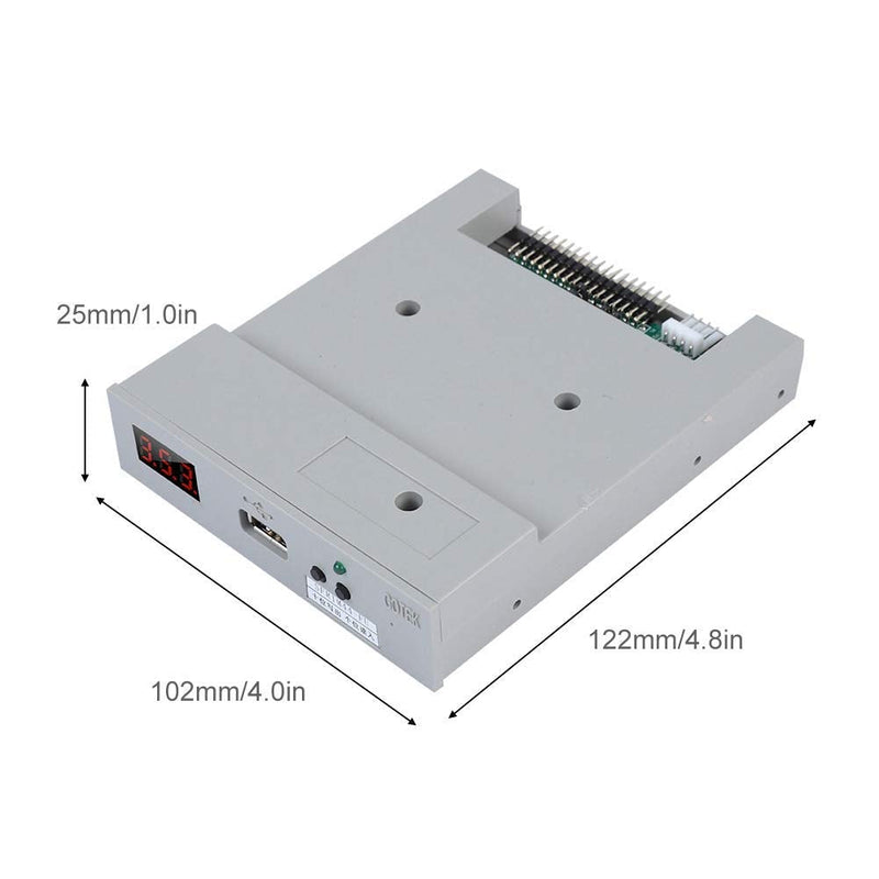  [AUSTRALIA] - fosa Floppy & Tape Drives SFR1M44-FU USB Floppy Drive Emulator for Embroidery Machine Plug and Play Floppy to USB Converter with 3.5In 1.44MB 34-Pin Floppy Disk Driver Interface