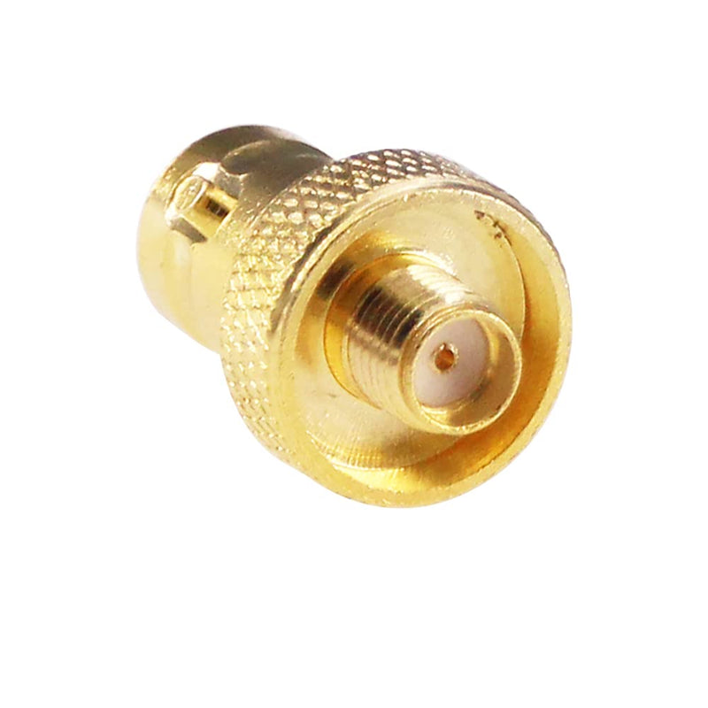  [AUSTRALIA] - RFaha 5pcs SMA Female to SMA Female RF Coax Adapter SMA to BNC Gold Plated Coaxial Connector(F43-5)