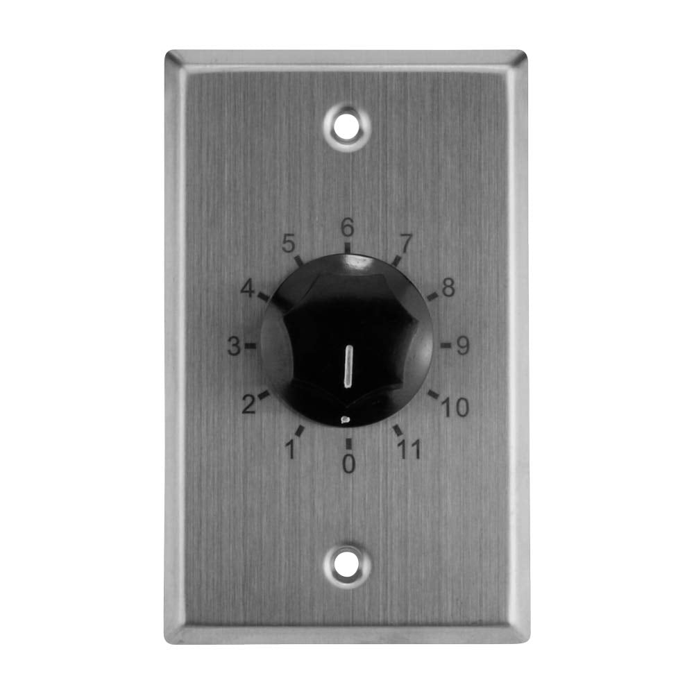  [AUSTRALIA] - Stainless Volume Control Wall Plate 35W 25/70.7V