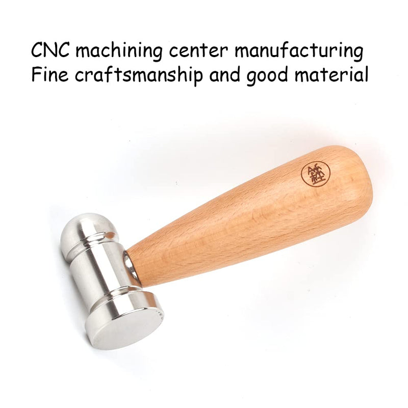  [AUSTRALIA] - Monoceros Chubby Hammer Ball Hammer Copper Hammer Mini Hammer (Stainless steel) Stainless steel