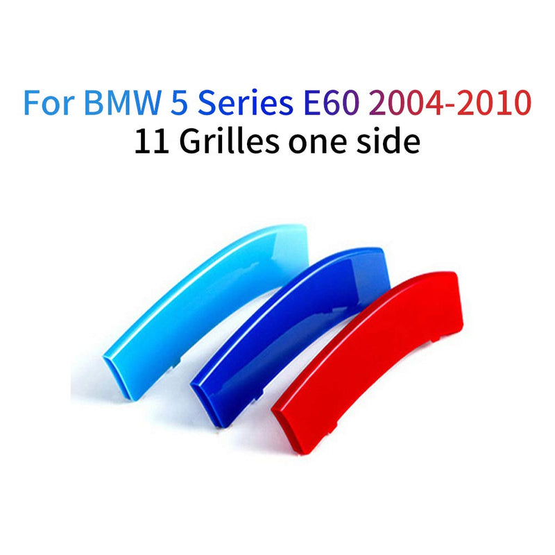 carado Front Grille Grill Cover for BMW 5 Series E39 520i 535i 525i 528i 530i 1995-2003 M Color Insert Trim Clips 3Pcs (10 Grilles) For BMW 5 Series E39 1995-2003(10 Grilles) - LeoForward Australia