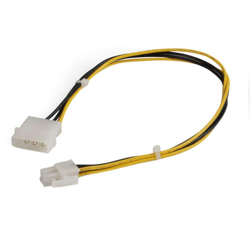  [AUSTRALIA] - C2G 27314 12 Inch ATX Power Supply to Pentium 4 Power Adapter Cable, Black/Yellow