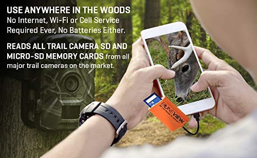  [AUSTRALIA] - SD Card Reader for Android - Type C USB Trail Camera Viewer, Photo & Video from All Game Cam Memory on Any Smart Phone, Samsung, Moto, LG + Free MicroUSB OTG Adapter, Includes Zipper Case