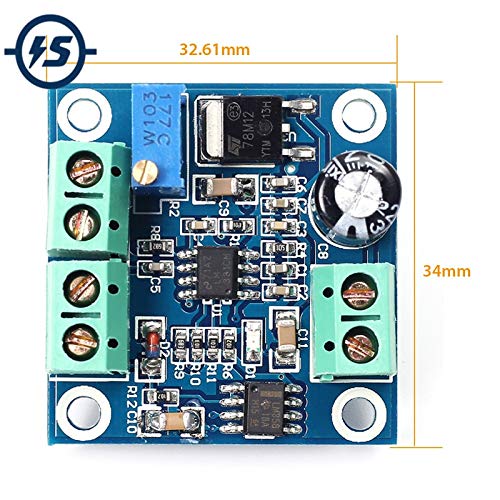 [AUSTRALIA] - Digital to analog converter, 0-1 kHz to 0-10 V frequency to voltage converter module, digital to analog board for switching PLC and frequency converter