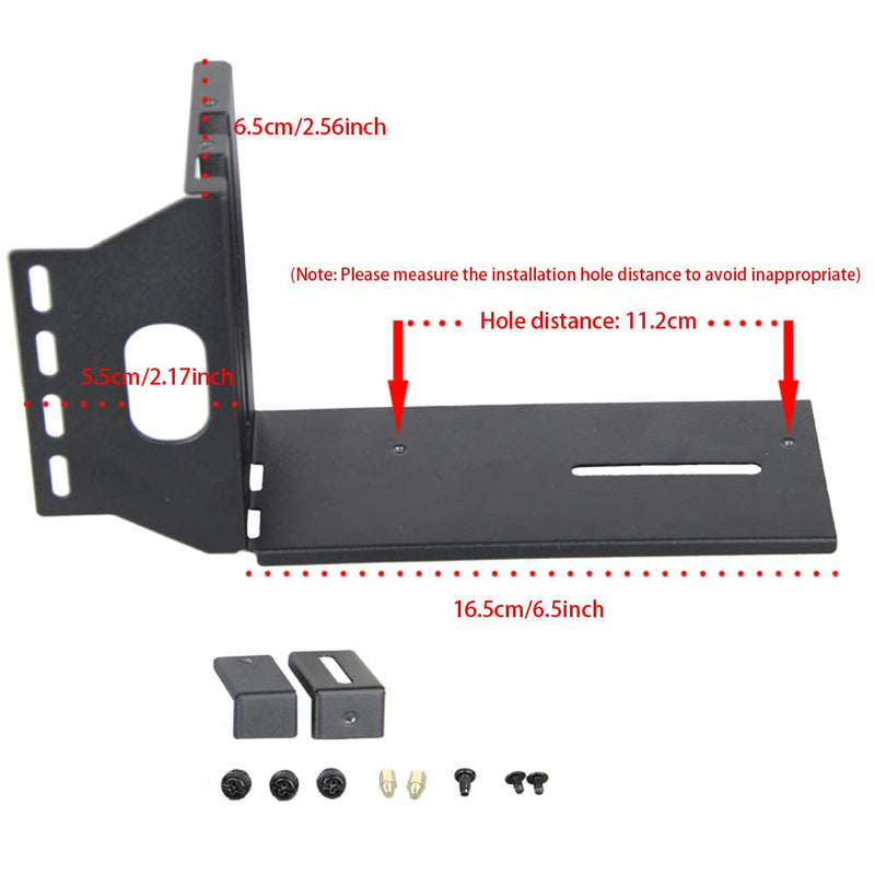  [AUSTRALIA] - CALIDAKA GPU Vertical Mount Bracket, Flexible Vertical PCI E Bracket, Multi-Angle Adjustment Vertical Graphics Card Holder Bracket Support,GPU Mount,Video Card VGA Support Kit Black