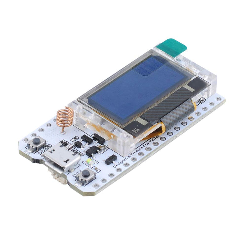  [AUSTRALIA] - Stemedu ESP32 0.96 OLED Display CP2102 Development Board 8Mbyte Flash WiFi Bluetooth Lora Module Transceiver SX1276 915MHZ 868MHZ Antenna IOT for Ar duino ESP8266 NodeMCU