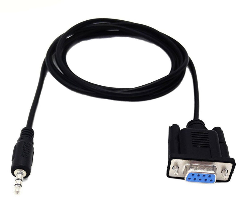 DB9 9 Pin Female to 3.5mm Male Plug Serial Cable RS232 to 1/8 inch Conversion Cable - 6FT/1.8M - LeoForward Australia