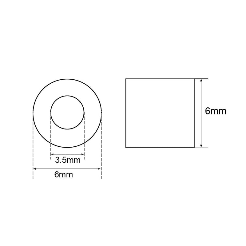 uxcell Aluminum Crimping Loop Sleeve Round for 3/32" - 1/8" Wire Rope Pack of 100 - LeoForward Australia