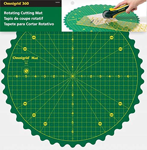  [AUSTRALIA] - Omnigrid Rotating Mat Cutters & Accessories, 14", Green 14"