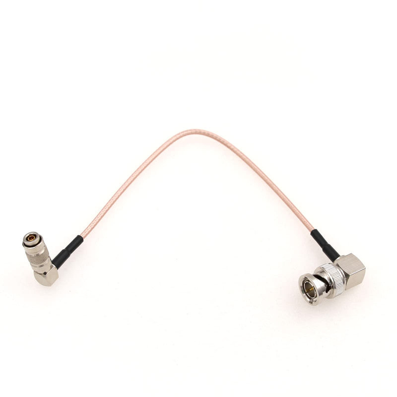  [AUSTRALIA] - Eonvic Right Angle BNC Male to DIN1.0/2.3 RG179 Coax 75ohm SDI Pigtail Blackmagic Cable