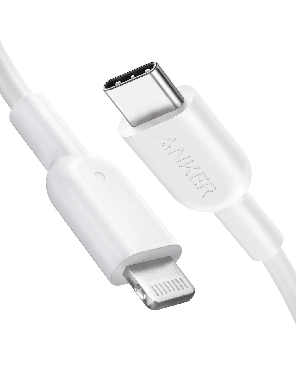  [AUSTRALIA] - Anker USB C to Lightning Cable, 321 (6ft,White), MFi Certified for iPhone 13 Pro 12 Pro Max 12 11 X XS, AirPods Pro, Supports Power Delivery (Charger Not Included) 6ft White 1