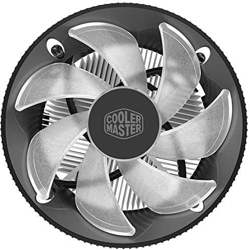  [AUSTRALIA] - Cooler Master i70C Copper Core CPU Cooler 12cm LED Blue Light Quiet Cooling Fan for Intel 1156 1155 1151 1150 CPU Radiator 120mm PC Fan.