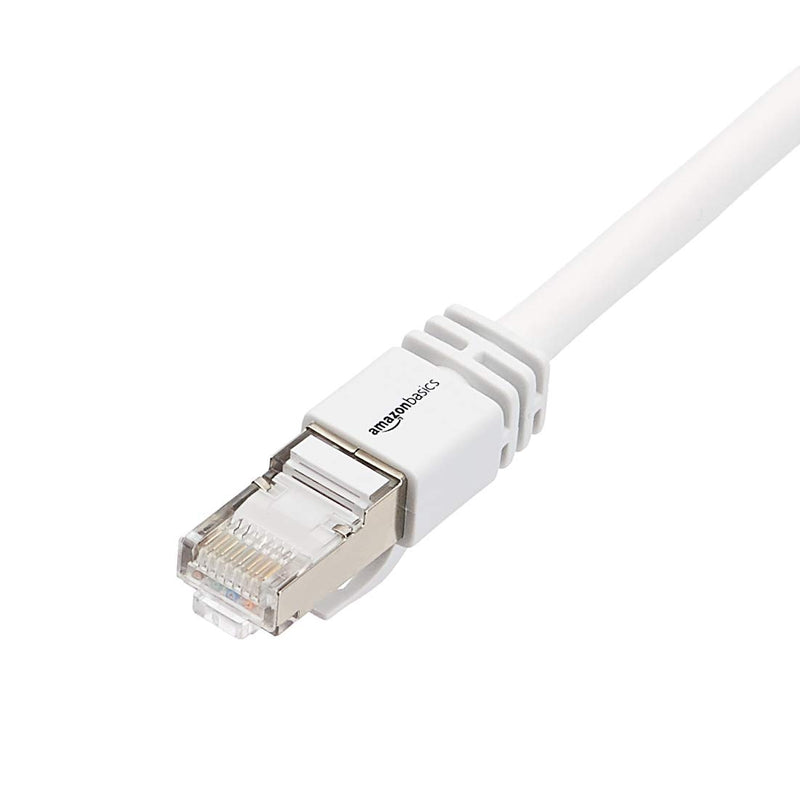  [AUSTRALIA] - Amazon Basics RJ45 Cat 7 High-Speed Gigabit Ethernet Patch Internet Cable, 10Gbps, 600MHz - White, 10-Foot 10 Foot 1-Pack
