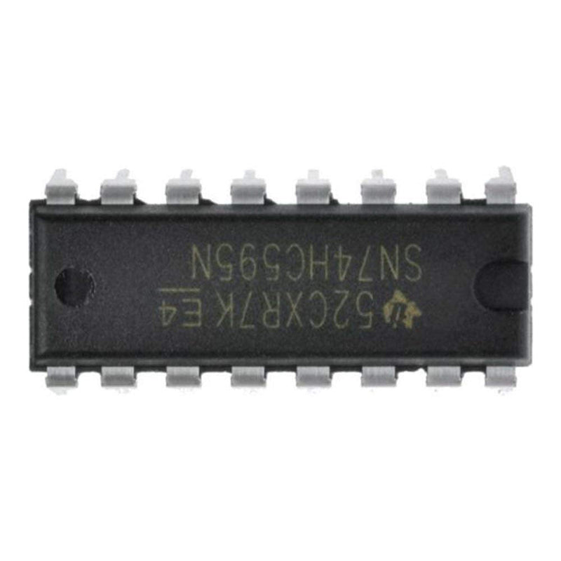  [AUSTRALIA] - 10PCS IC 74HC595 74595 SN74HC595N 8-Bit Shift Register DIP-16 NEW GOOD QUALITY - Black