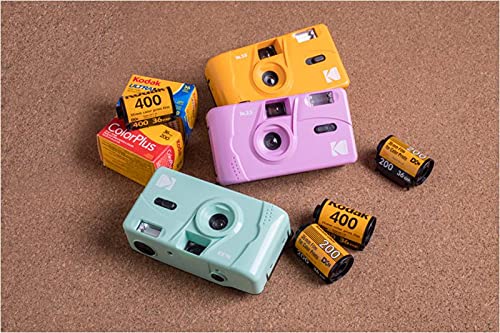  [AUSTRALIA] - Kodak M35 35mm Film Camera (Olive Green) - Focus Free, Reusable, Built in Flash, Easy to Use… Olive Green